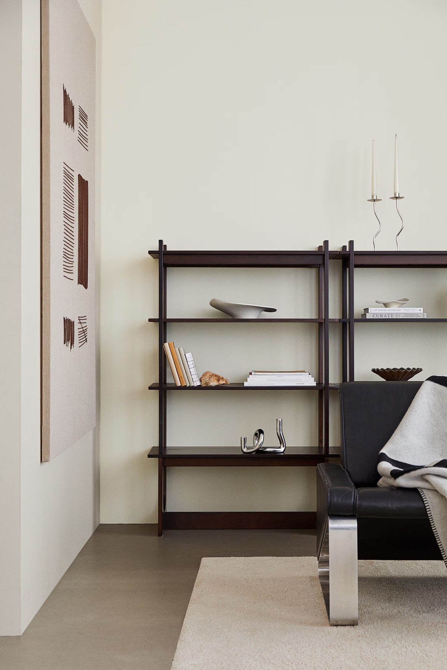 Wooden Freestanding Shelf Unit