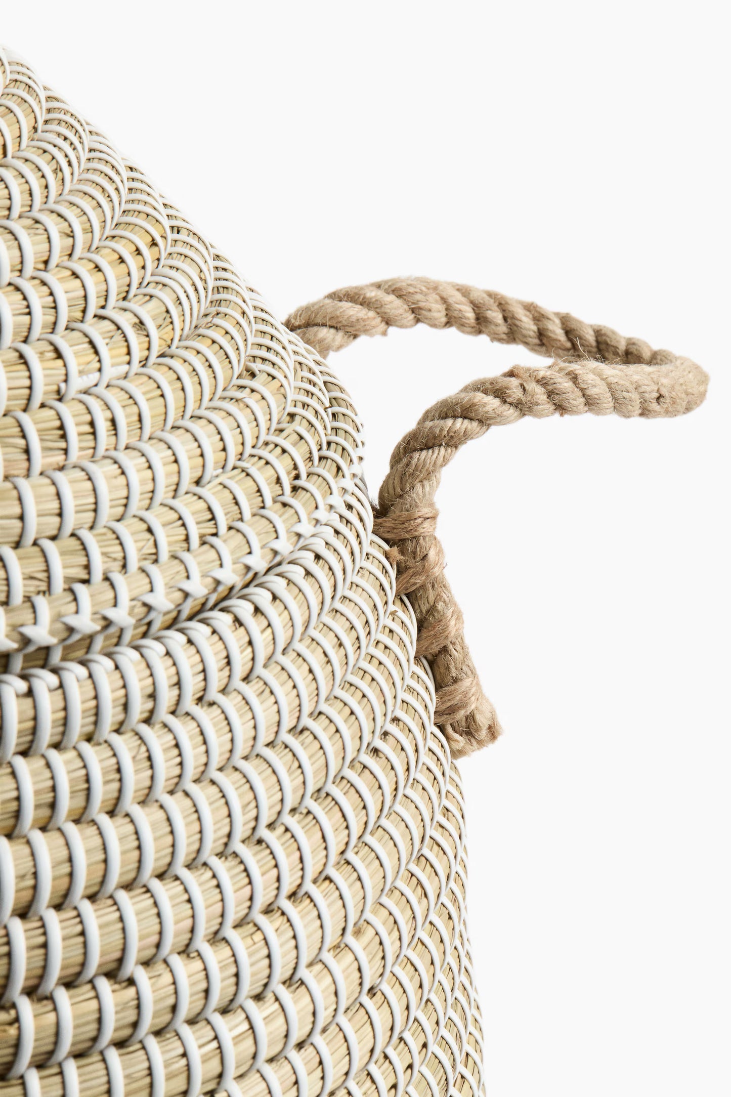 Seagrass Storage Basket with Lid
