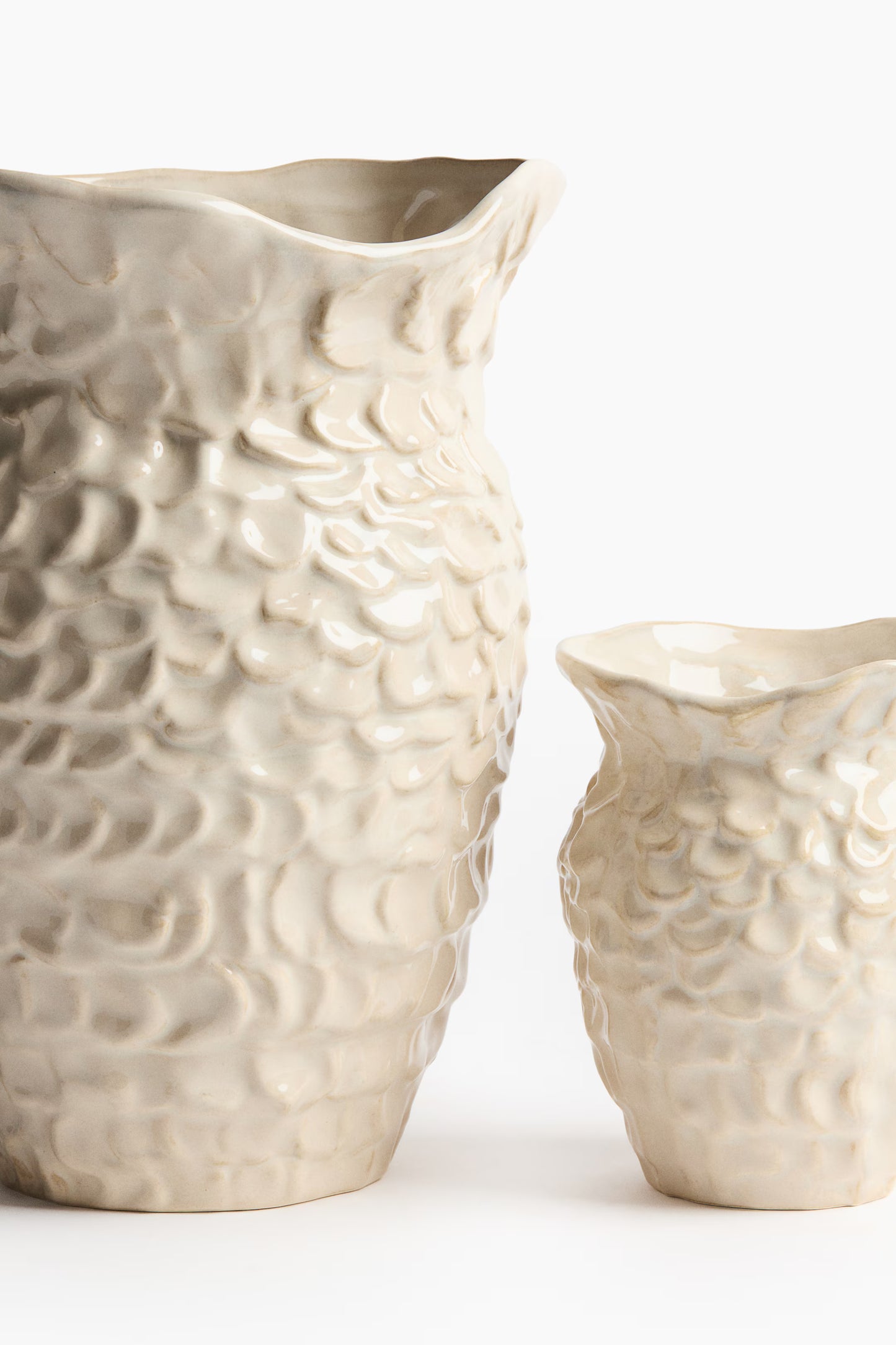 Large Stoneware Vase – Ocean-Inspired Design