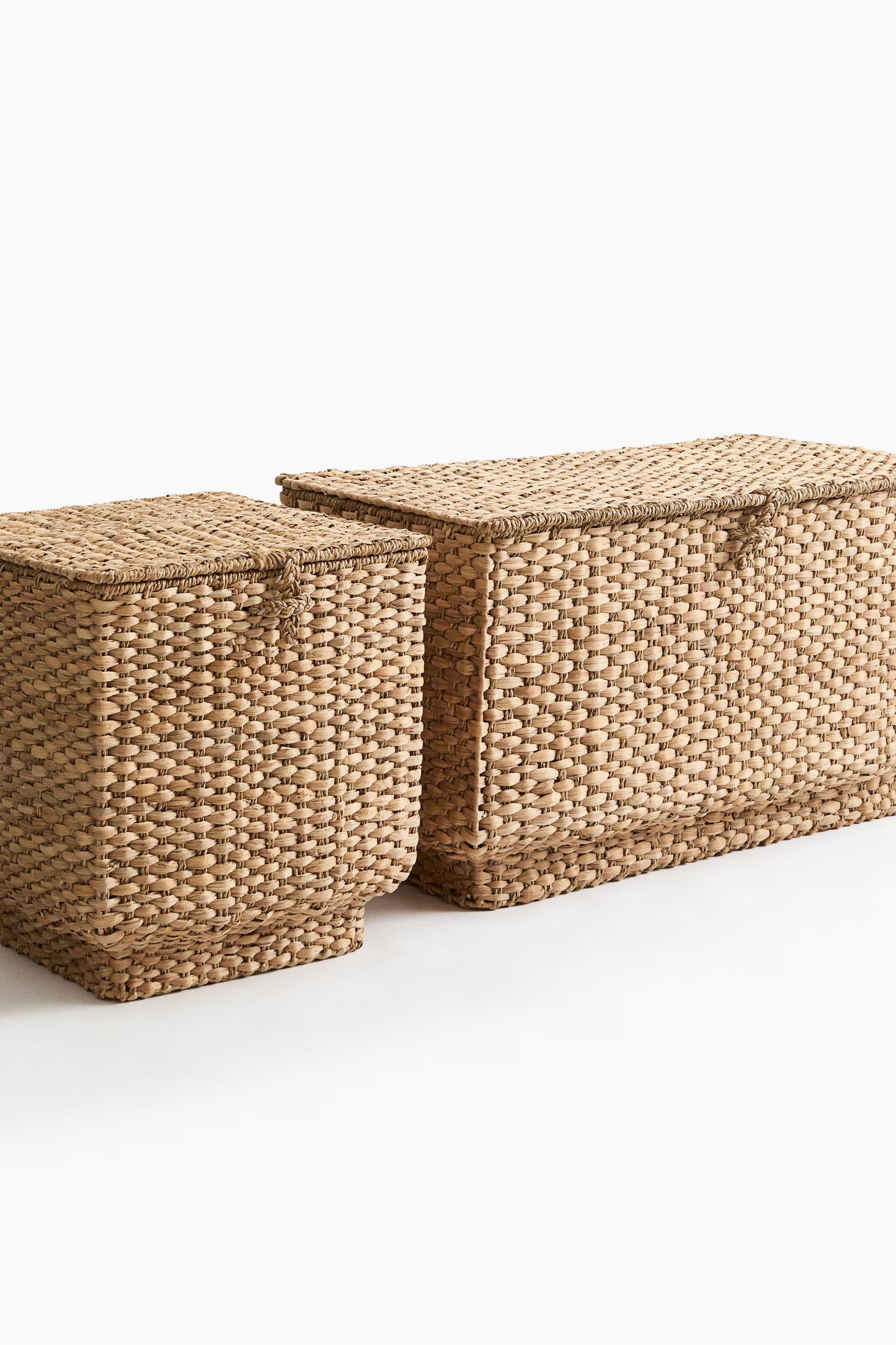 Handwoven Storage Basket with Lid