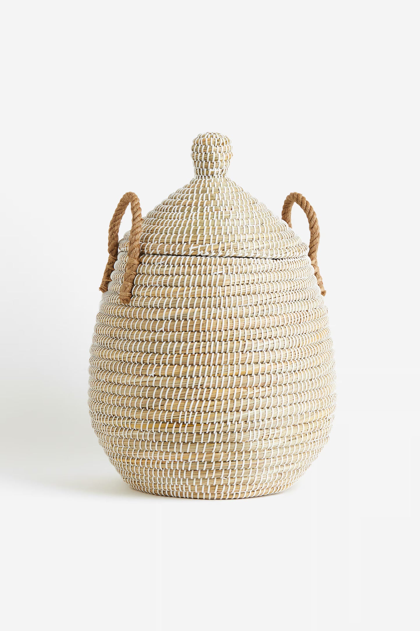 Seagrass Storage Basket with Lid