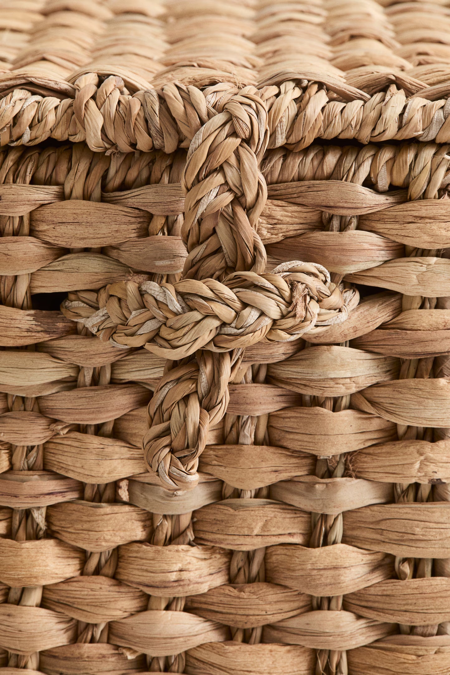 Handwoven Storage Basket with Lid