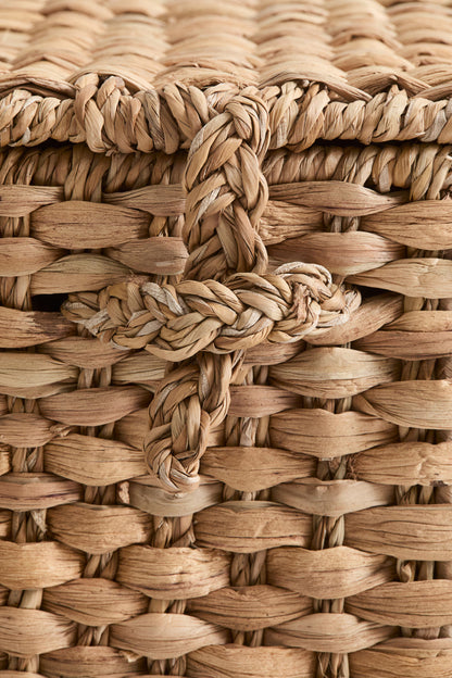 Handwoven Storage Basket with Lid