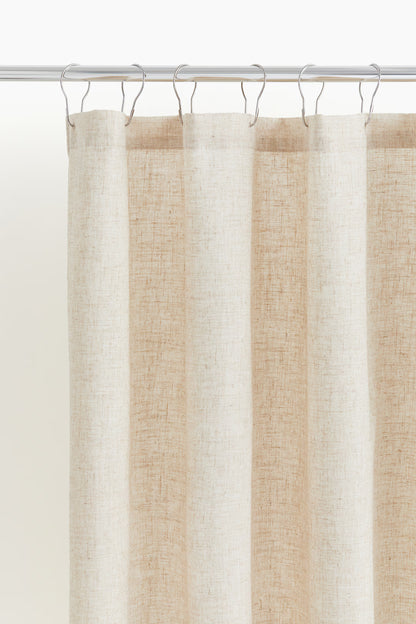 Linen Blend Shower Curtain