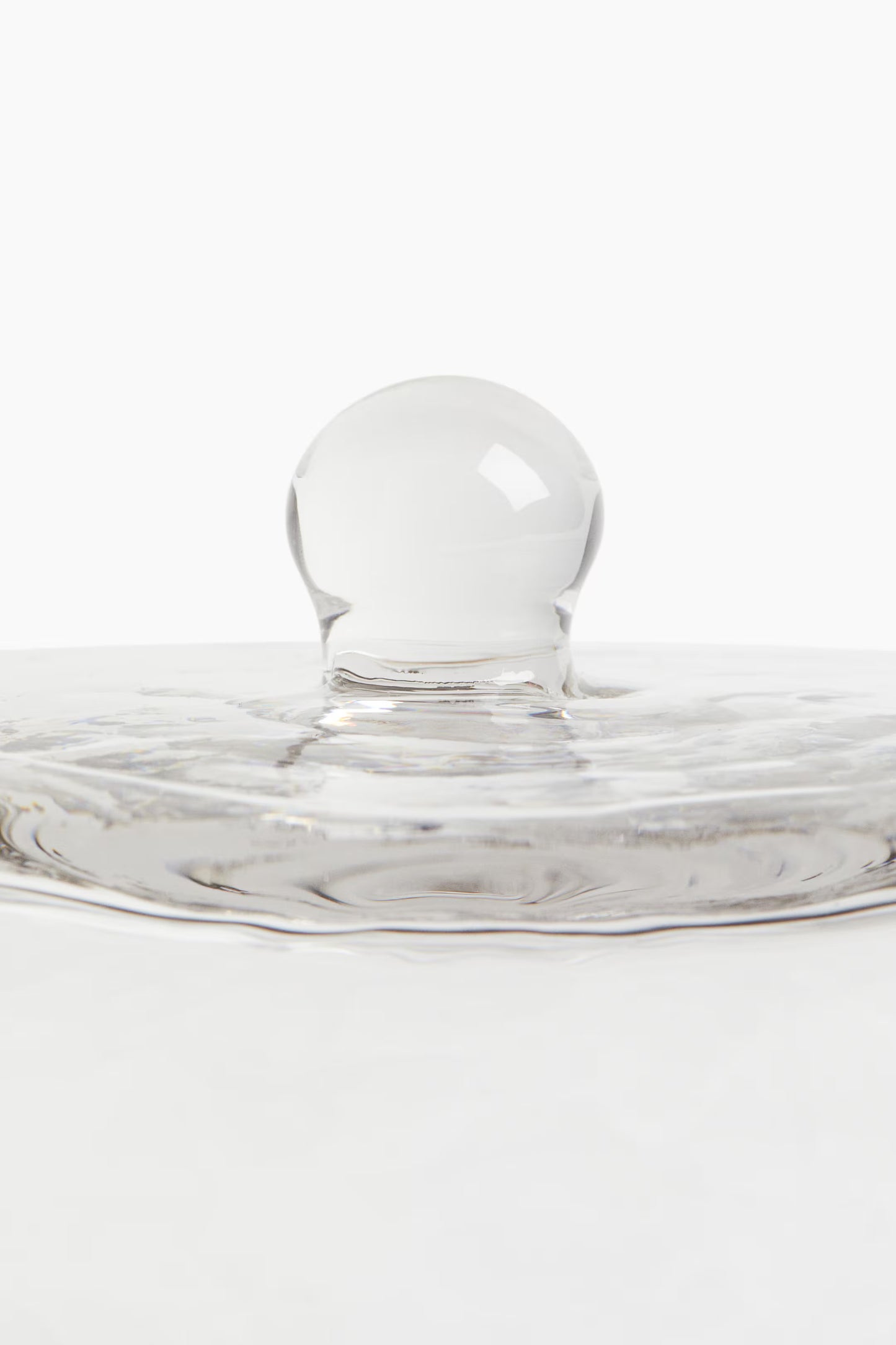 Marble Butter Dish with Glass Lid