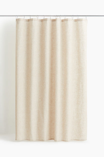 Linen Blend Shower Curtain