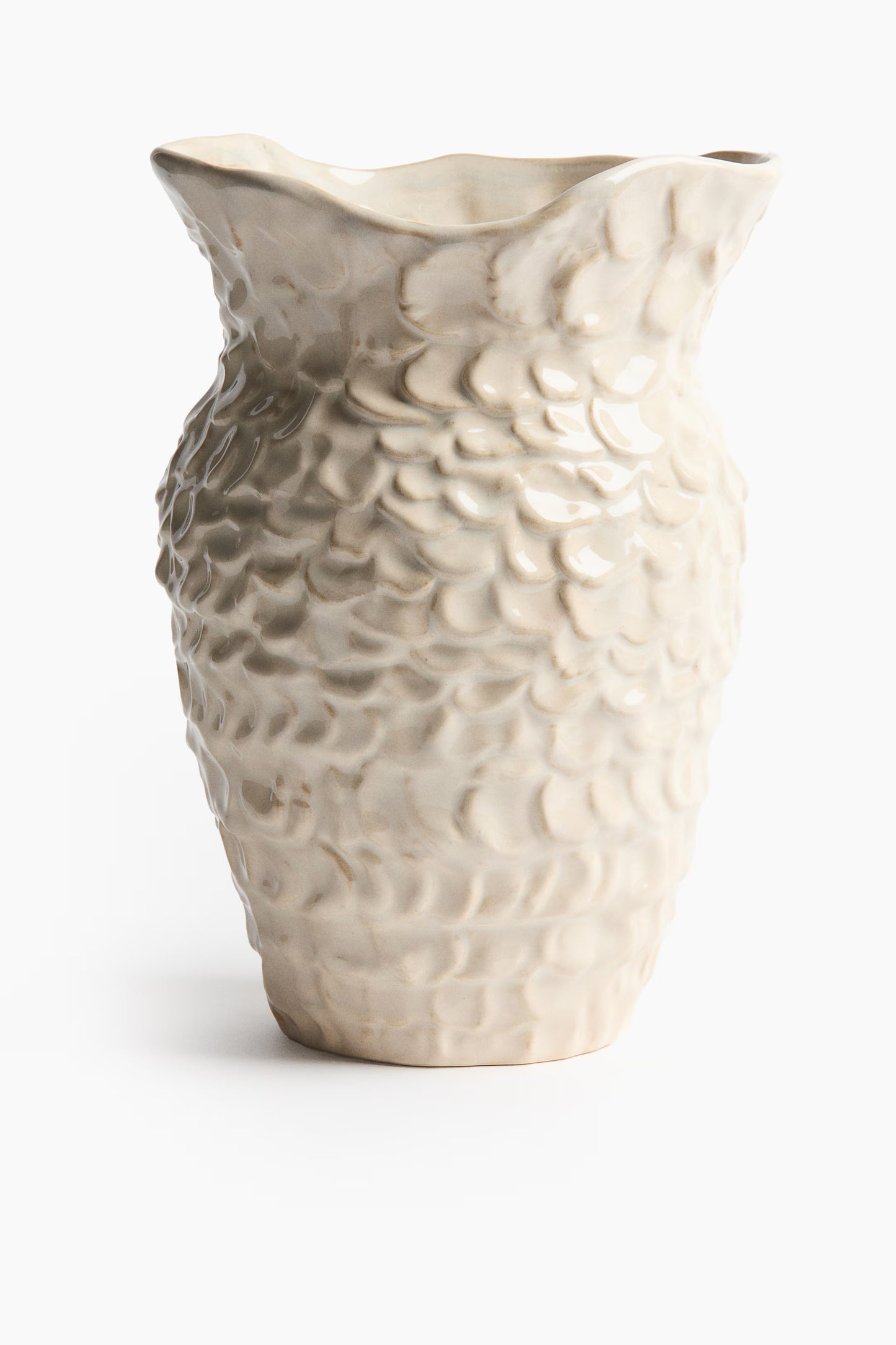 Large Stoneware Vase – Ocean-Inspired Design