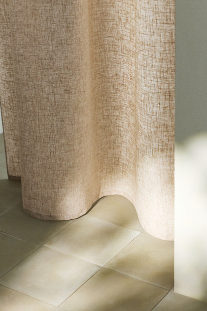 Linen Blend Shower Curtain